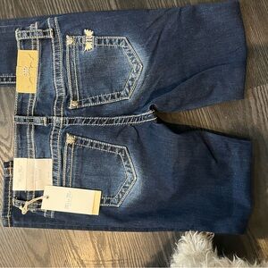 Miss Me Women's Skinny Jeans - Dark Blue